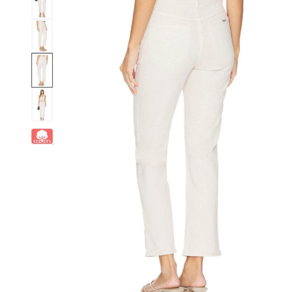 ROLLA'S Original High Rise Straight Jeans in Off White Size 29 Great condition - Picture 4 of 12